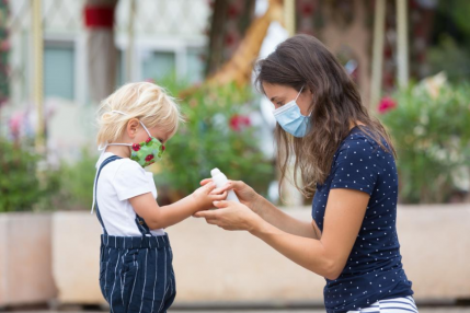 UAE Kids Above Two Years Old Are Now Required to Wear Face Masks